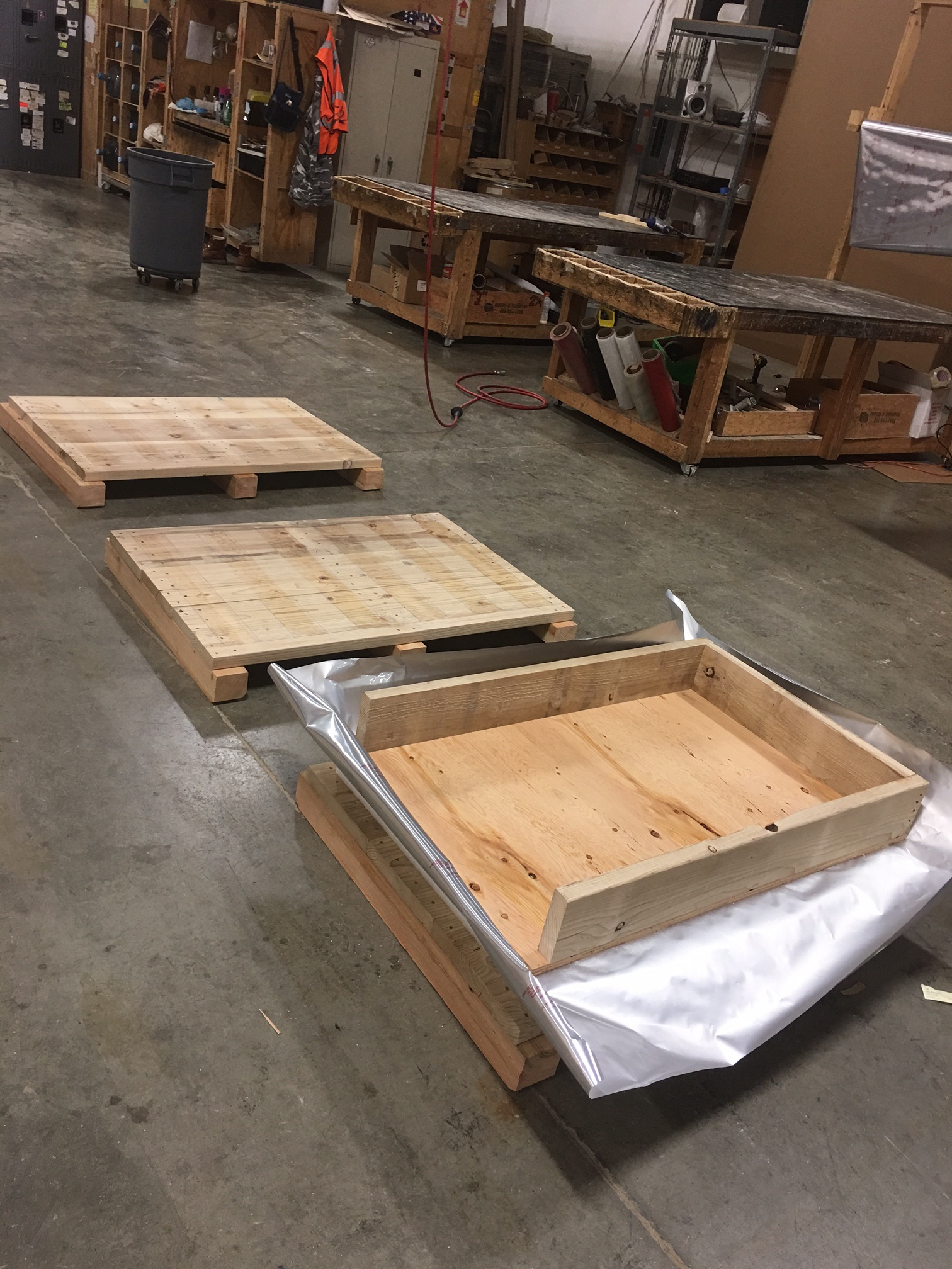 Crates being made: a15