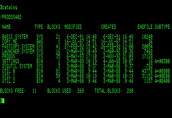 ProDOS: prodos
